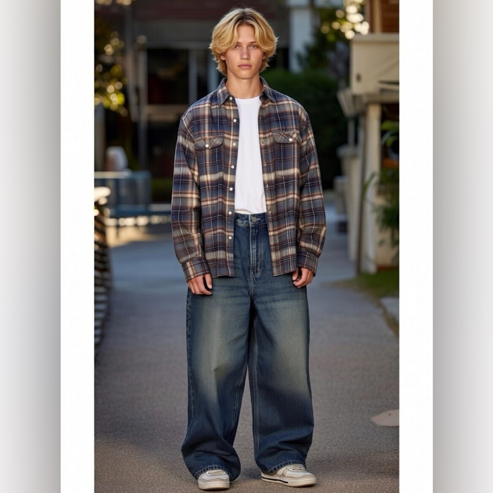 Empyre Men's Indigo Relaxed Jeans